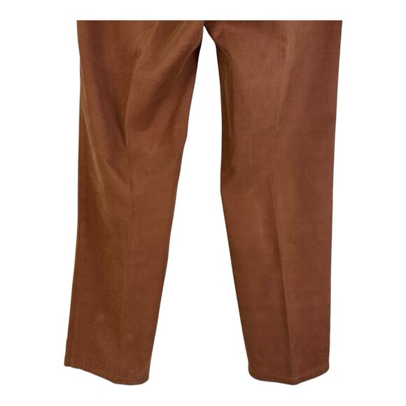 Peter Millar Pants Men’s 33 Brown Wool Cotton Blend Brushed Twill - Picture 6 of 12